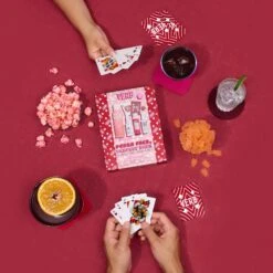 Poker Face, Perfect Hair Holiday Kit 10 Poker Face, Perfect Hair Holiday Kit -VIRTUE Shop 4 Verb 2H23 Holiday Poker Tablescape Hands Box