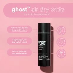 Ghost™ Air Dry Whip -VIRTUE Shop 5 Infographic Benefit Ghost Air Dry Whip