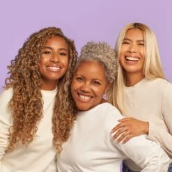 Purple Shampoo -VIRTUE Shop 7 FinalPDP Model Product PurpleCollection Trio