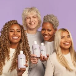 Purple Shampoo -VIRTUE Shop 8 FinalPDP Model Product PurpleShampoo Group