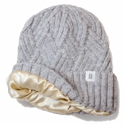 Silk Lined Cashmere Blend Beanie -VIRTUE Shop GreyBeanieSilkLining 71e5d75d cd8b 488a b3f2 32363c91d830