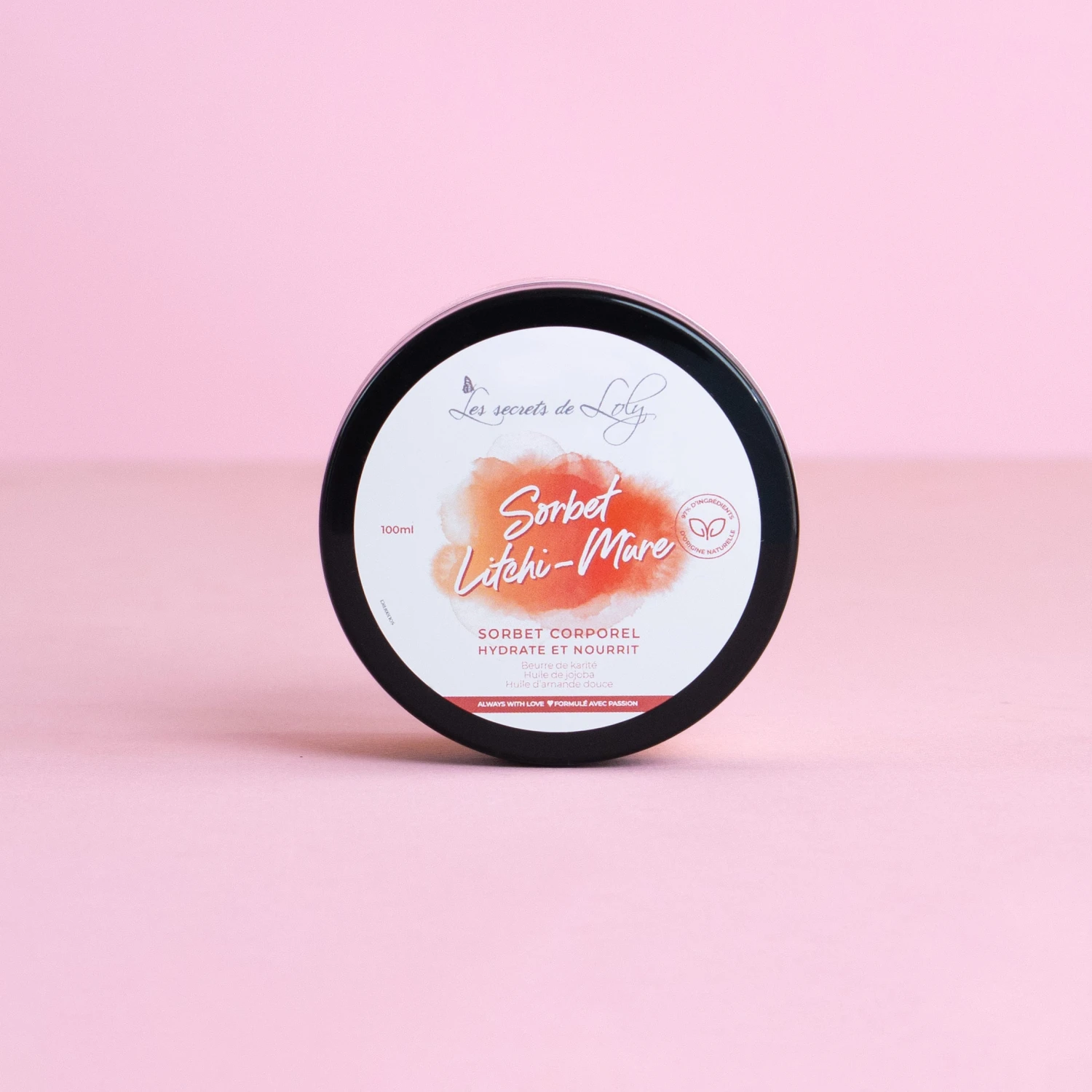 Sorbet Corporel Litchi-Mûre - Crème Corps - 100ml 2 Sorbet Corporel Litchi-Mûre - Crème Corps - 100ml - Image 2