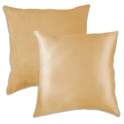 Kiss Pillow Caramel - Taie D'oreiller Double Face Anti-frisottis Et Déshydratation