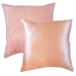 Kiss Pillow Rose Gold - Taie D'oreiller Double Face Anti-frisottis Et Déshydratation