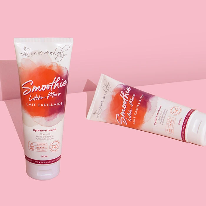 Smoothie Litchi-Mûre - Lait Sans Rinçage Très nourrissant - 250ml 2 Smoothie Litchi-Mûre - Lait Sans Rinçage Très nourrissant - 250ml - Image 2